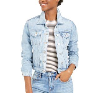 Vigoss Jeans Cotton Distressed Denim Jacket XL